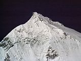 205 Dhaulagiri Northeast Face Close Up From Before Tukuche Then there was the north ridge; it was undoubtedly ice, but, judging from the moderate angle and slight rise in height would make it very suitable for an attempt (Maurice Herzog, Annapurna). How right he was. The normal climbing route used on the first ascent goes from right to left up the northeast ridge to the summit ridge and then across to the summit.